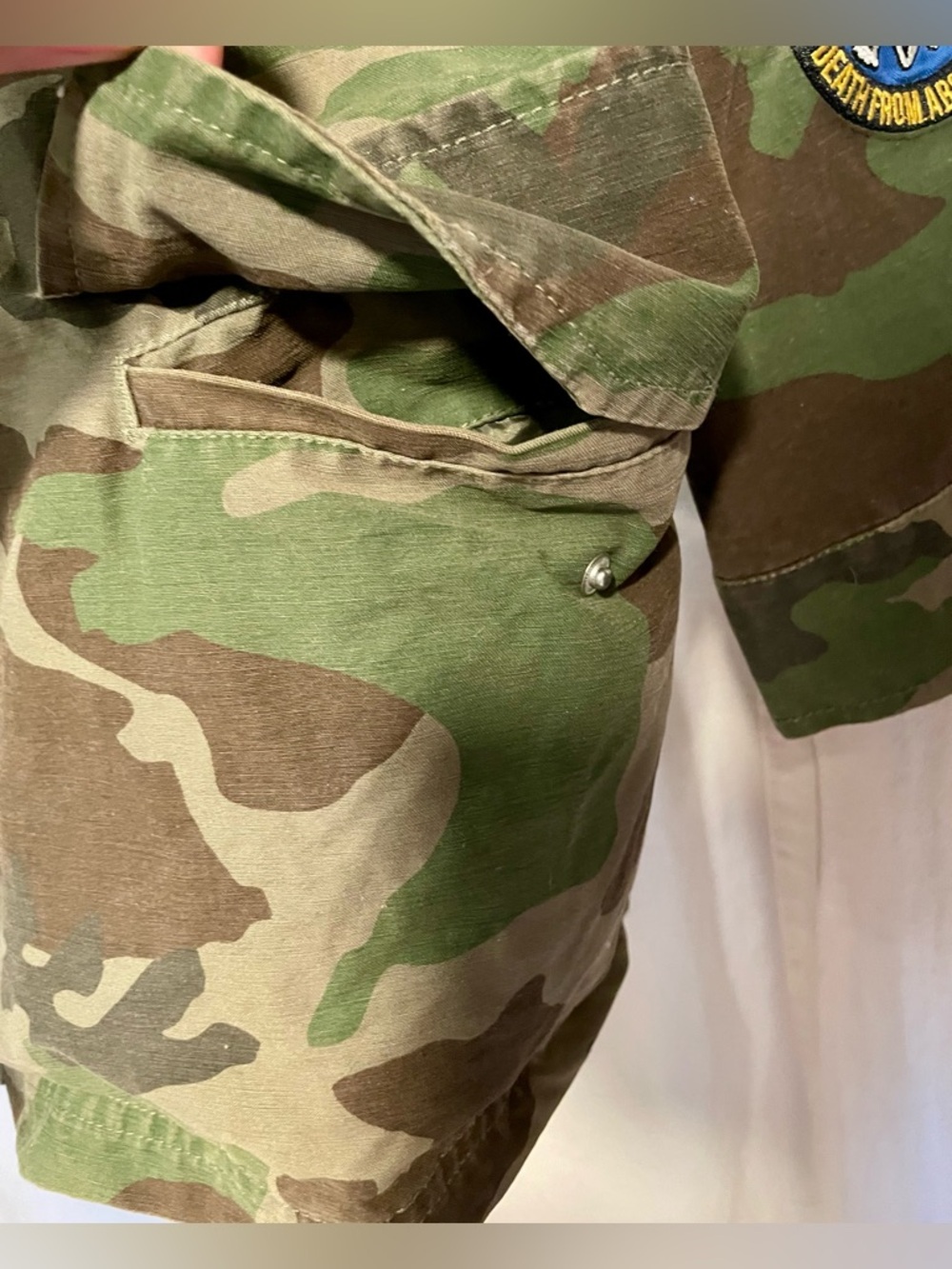 PacSun Women’s XL Camo Military Utility Jacket with Patches- EUC - Picture 7 of 9